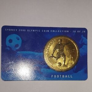 Sydney 2000 Olympic Coin Collection - Football Gold Coin